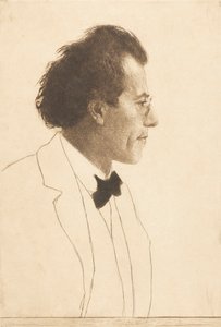 Porträt des Komponisten Gustav Mahler 1860-1911, 1902
