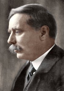 Herbert George Wells, britischer Schriftsteller, 1914 von Emil Otto Hoppe