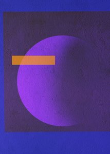 Abnehmender Mond 03 von Emil Sandberg