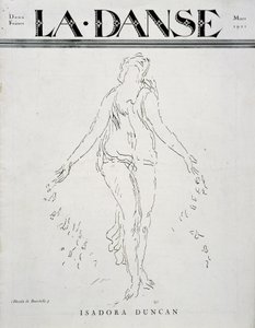 Isadora Duncan (amerikanische Tänzerin irischer Herkunft) von Emile Antoine Bourdelle