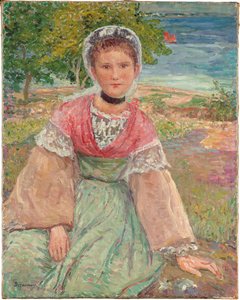 Junge Bretonin, ca. 1895