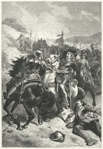 König Karl I. in der Schlacht von Naseby