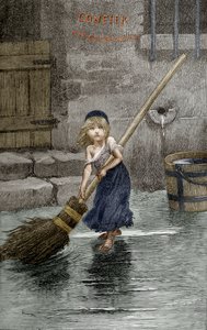 Cosette, Illustration aus "Les Miserables" von Victor Hugo, 1862