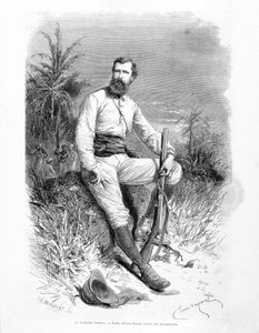 Porträt des britischen Leutnants und Entdeckers Verney Lovett Cameron (1844-1894)
