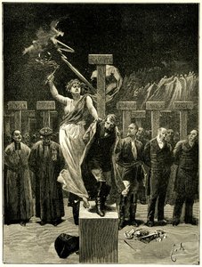 Victor Hugo, Les Chatiments, Illustration von Emile Bayard. Es wäre ein Fehler zu glauben, dass diese Dinge mit Liedern und Apotheosen enden werden. Es wird gesagt, dass diese Evokation der Zukunft Napoleon III. Schrecken einjagte. von Emile Antoine Bayard