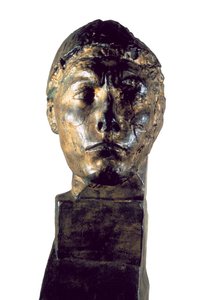 Kopf des Apollo. Bronzeskulptur von Antoine Bourdelle (1861-1929)