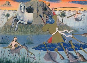 Liebesspiel des Schachs - Neptun schlägt einen Felsen, 1937