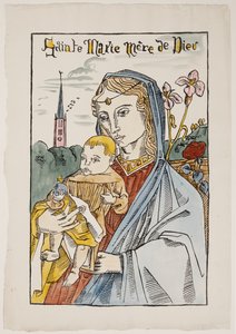Heilige Maria Mutter Gottes mit einer Lilie