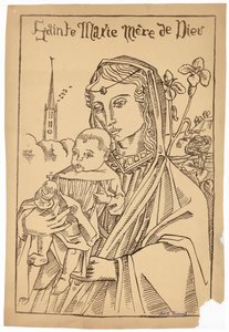 Maria, Mutter Gottes von Emile Bernard