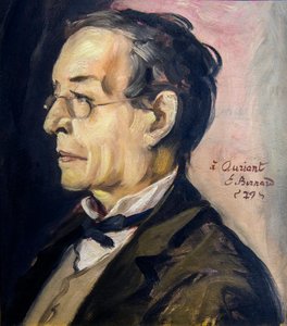 Porträt von Paul Leautaud (1872-1956) Schriftsteller und Kolumnist. Gemälde von Emile BERNARD (1868-1941) - Öl auf Karton H: 48 cm; B: 41 cm - Musee Calvet, Avignon