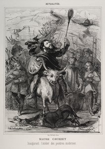 Tatsachen: Meister Courbet eröffnet die Schule der modernen Malerei von Émile Bénassit