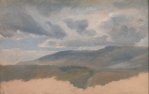 Landschaftsstudie mit Wolken