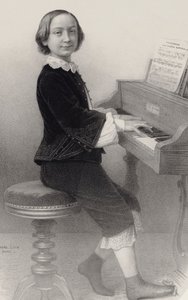 Porträt des Geigers und Komponisten Henri Ketten 1848-1883