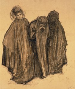 Studie für La Douleur, 1899 von Emile Friant