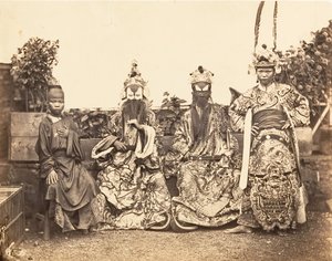 Theaterkostüme, Saigon, Cochinchina, 1866