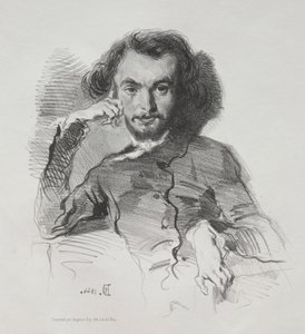 Charles Pierre Baudelaire von Emile Isidore Deroy
