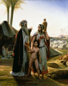 Abraham weist Hagar ab, 1837