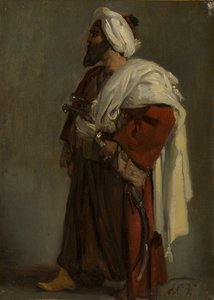 Arabischer Krieger, ca. 1817-22 von Emile Jean Horace Vernet
