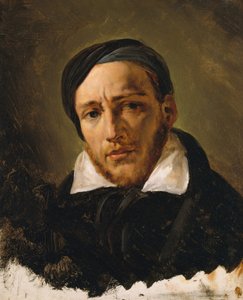 Jean-Louis-André-Théodore Géricault, wahrscheinlich 1822 oder 1823 von Emile Jean Horace Vernet