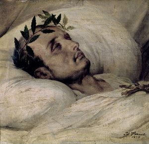 Napoleon I. (1769-1821) auf seinem Sterbebett