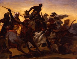Skizze für Die Löwenjagd, ca. 1836