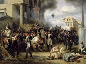 Das Tor von Clichy während der Verteidigung von Paris, 30. März 1814, 1820 von Emile Jean Horace Vernet