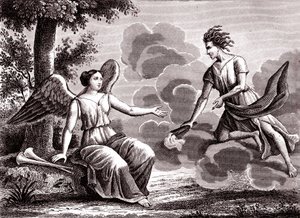 Der Zwist, Fabel von La Fontaine von Emile Joseph Alexandre Gouget