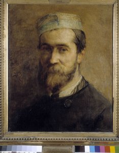 Porträt des Malers Emile Loubon (1809-1863) von Gustave Ricard (1823-1873). Öl auf Leinwand von Emile Loubon