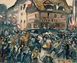 Einzug der Franzosen in Straßburg, 27. November 1918 von Emile Othon Friesz
