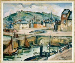 Honfleur von Emile Othon Friesz