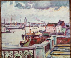 Der Hafen von Antwerpen von Emile Othon Friesz