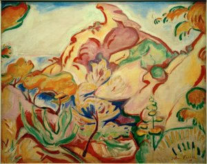 Landschaft bei La Ciotat (Le Bec de l’Aigle) von Emile Othon Friesz