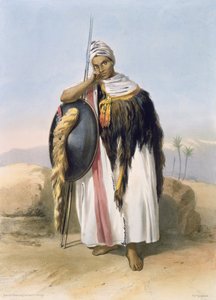 Krieger aus Amhara, Äthiopien, Illustration aus 
