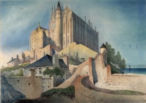 Die Abtei Mont Saint Michel von Emile Sagot