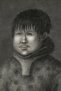 John Sakeouse, ein Eingeborener von Jacob Sound, Grönland, der erste Eskimo, der in diesem Land bekannt ist, 1816 von Emilia Anderson