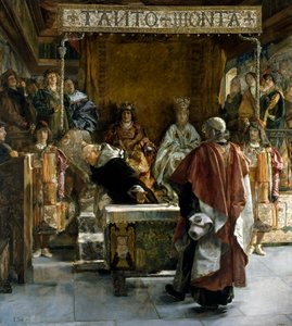Die Vertreibung der Juden aus Spanien (im Jahr 1492), 1889 von Emilio Sala Francés