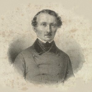 Porträt des Komponisten Hans Christian Lumbye 1810-1874, 1846 von Emilius Ditlev Baerentzen