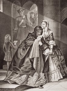 Die Flucht von Lord Nithsdale aus dem Tower, 1716, aus 