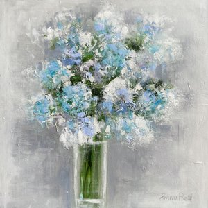 Weiche blaue Blumen von Emma Bell