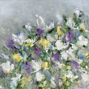 Lebendige Blumenwiese von Emma Bell