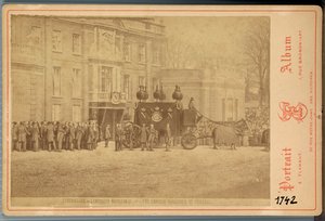 Das Begräbnis von Kaiser Napoleon III von Emmanuel Flamant
