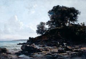 Waschsalon bei Ebbe, 1891