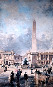 Obelisk von Luxor und der Place de la Concorde