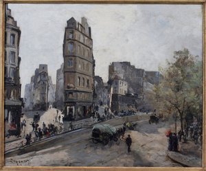 Rue de la Lune, Beauregard und de Clery, Ansichten des Boulevard Saint Denis in Paris von Emmanuel Lansyer