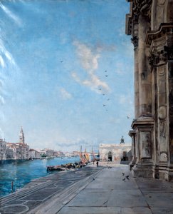 Blick von der Kirche Madonna della Salute von Emmanuel Lansyer