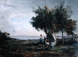 Frauen am Brunnen, 1867 von Emmanuel Lansyer