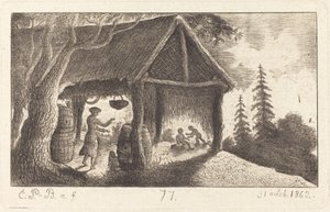 Der Schuppen mit kämpfenden Kindern