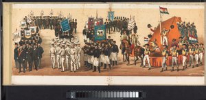 Parade in Haarlem, 1872 (Platte 12) von Emrik and Binger