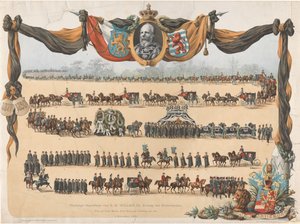 Feierliche Beerdigung von S.M. Wilhelm III, König der Niederlande (...) 4. Dezember 1890 von Emrik and Binger