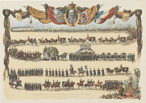 Feierliche Beerdigung von König Wilhelm III. der Niederlande